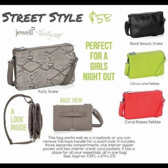 Jewell by Thirty-One Crossbody/Clutch Purse. - Picture 11 of 11